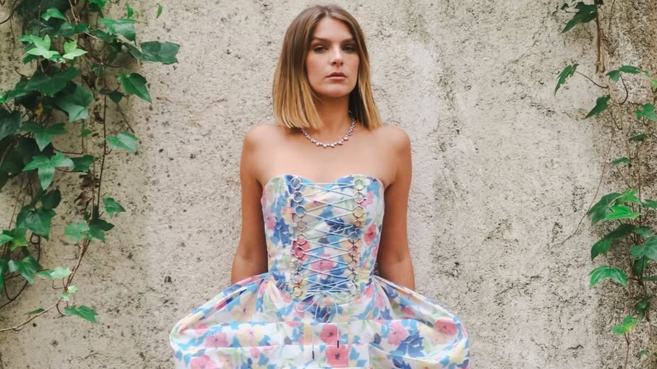 Isabella Santoni usa marca brasileira em evento de Cannes Lorena Bueri