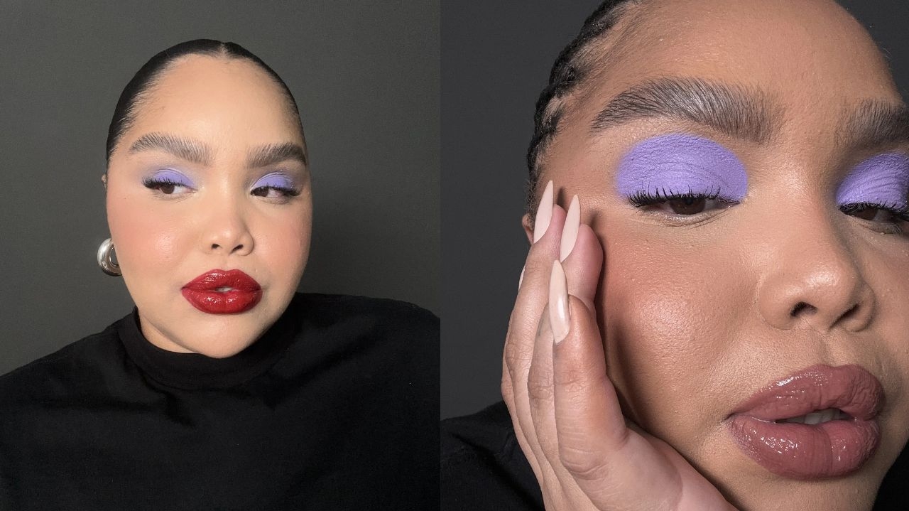 Descubra como o roxo transforma a maquiagem no inverno 2025 Lorena Bueri