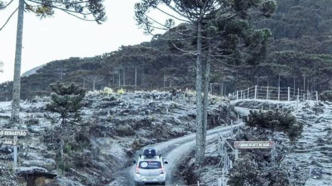 Onda polar traz neve para o Sul do Brasil Lorena Bueri