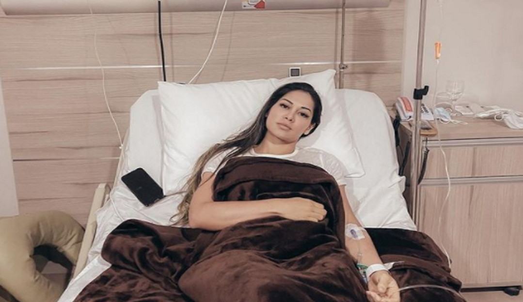 Mayra Cardi posta foto no hospital e agradece fãs e todos que a tem apoiado durante sua internação Lorena Bueri