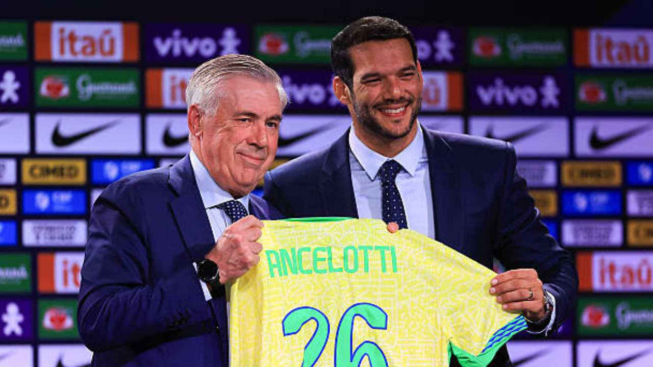 Equador e Brasil empatam em estreia de Carlo Ancelotti no comando da seleção  Lorena Bueri