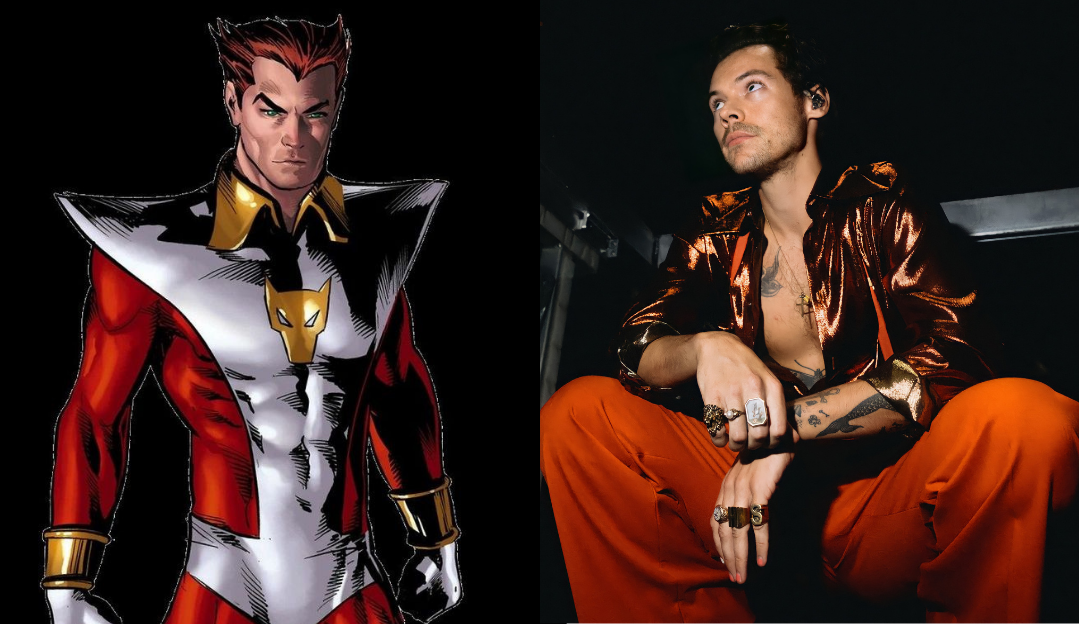 Harry Styles interpretará Starfox, irmão de Thanos, em ‘Os Eternos’