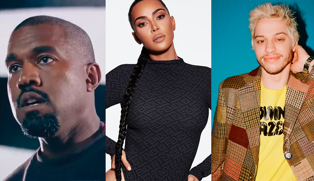 Kanye West estaria com ciúmes de Kim Kardashian e Pete Davidson