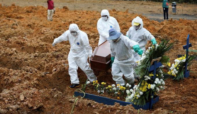 Brasil registra 320 mortes por Covid-19 em 24 h e mais 10 mil novos casos
