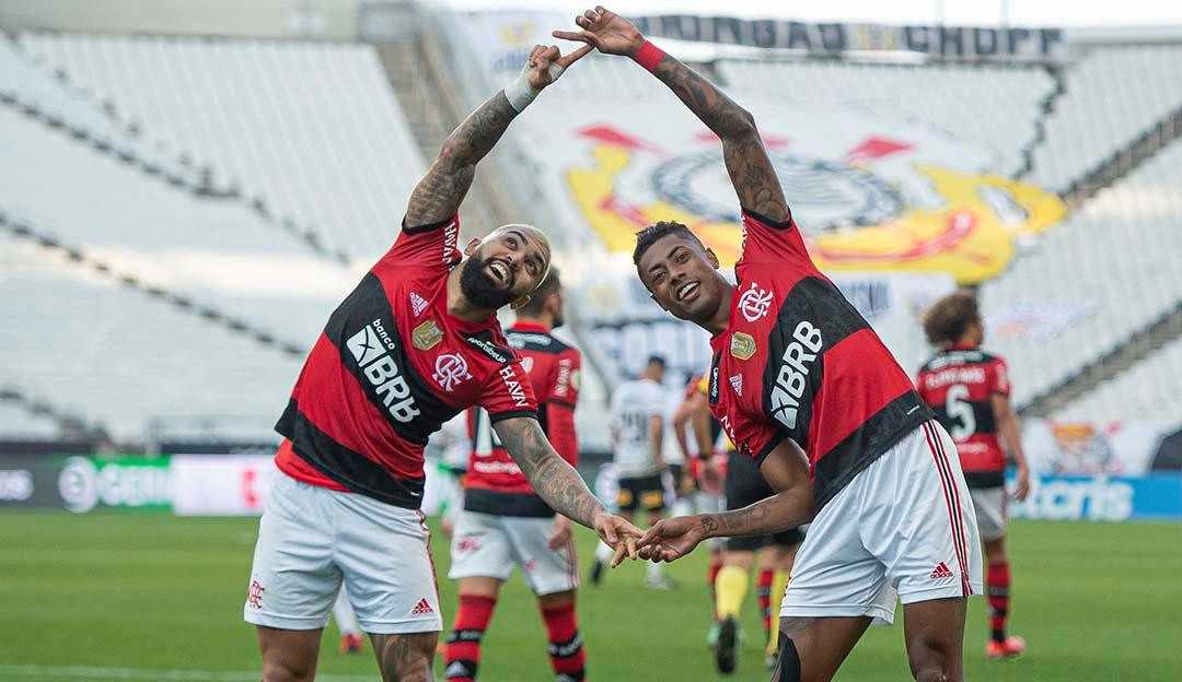 Flamengo enfrenta o Corinthians na noite desta quarta-feira