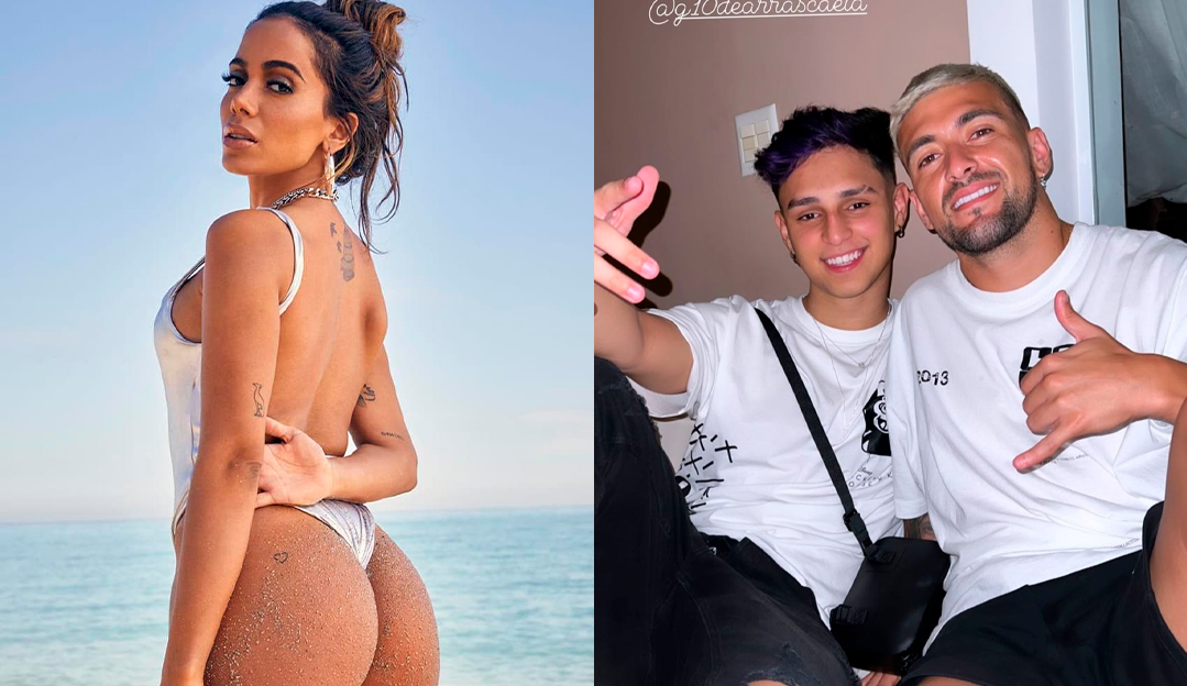 Arrascaeta é visto em festa na casa de Anitta após flerte da cantora