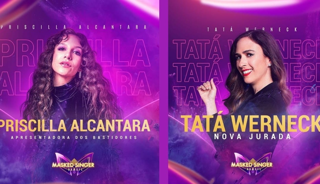 Priscilla Alcantara e Tatá Werneck estão na 2ª temporada de “/The Masked Singer Brasil”/