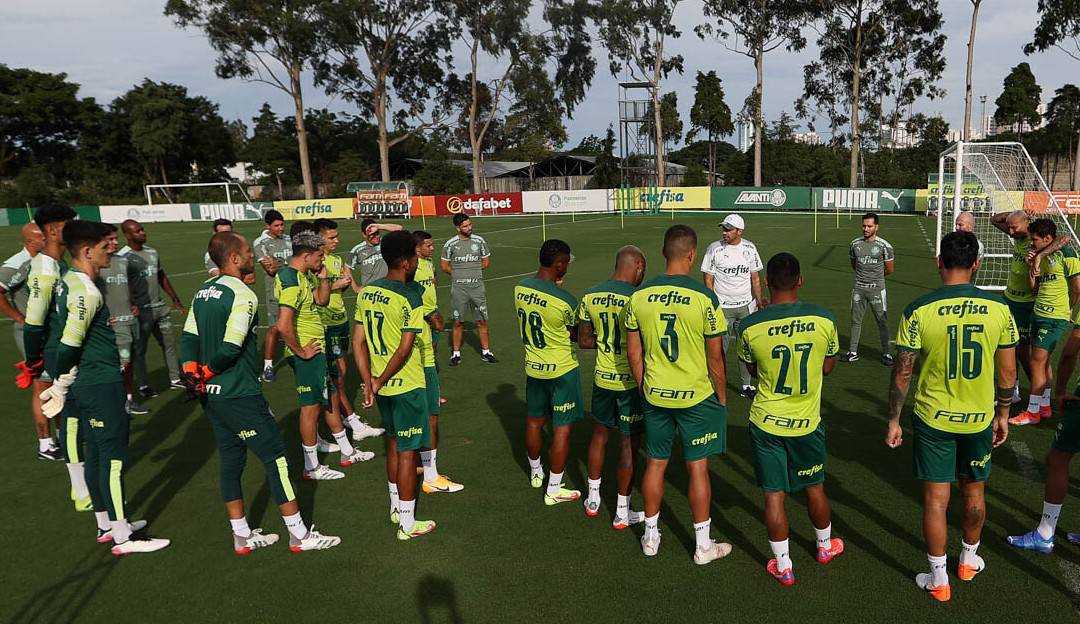 O Palmeiras se reapresentou nesta quarta para o início de temporada