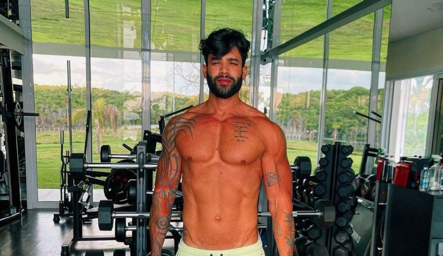 Gusttavo Lima retoma os treinos em casa, após testar positivo para covid-19