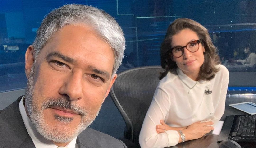 William Bonner posta foto isolado após companheira de bancada testar positivo para covid-19