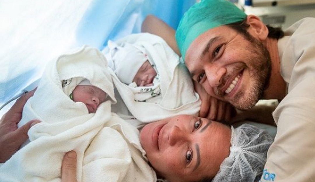 Nasce os gêmeos de Fabiula Nascimento e Emílio Dantas