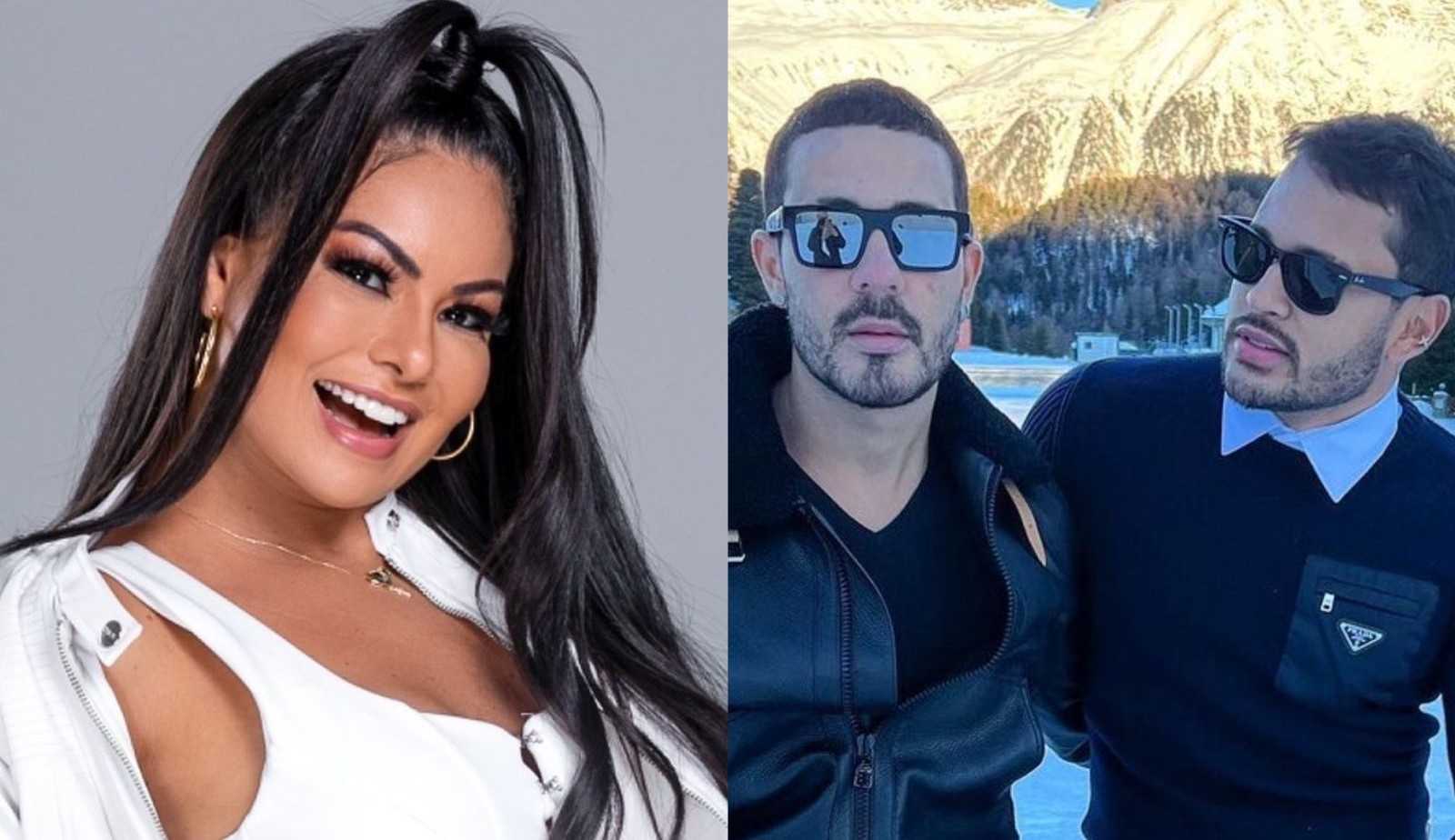 Lucas Guimarães e Carlinhos Maia fazem corrente de oração para integrante da banda Calcinha Preta