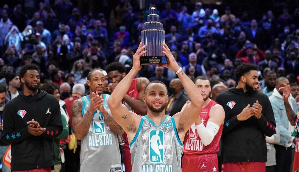 Atuação de Curry no All-Star Game rende 550 mil reais à escola de Cleveland