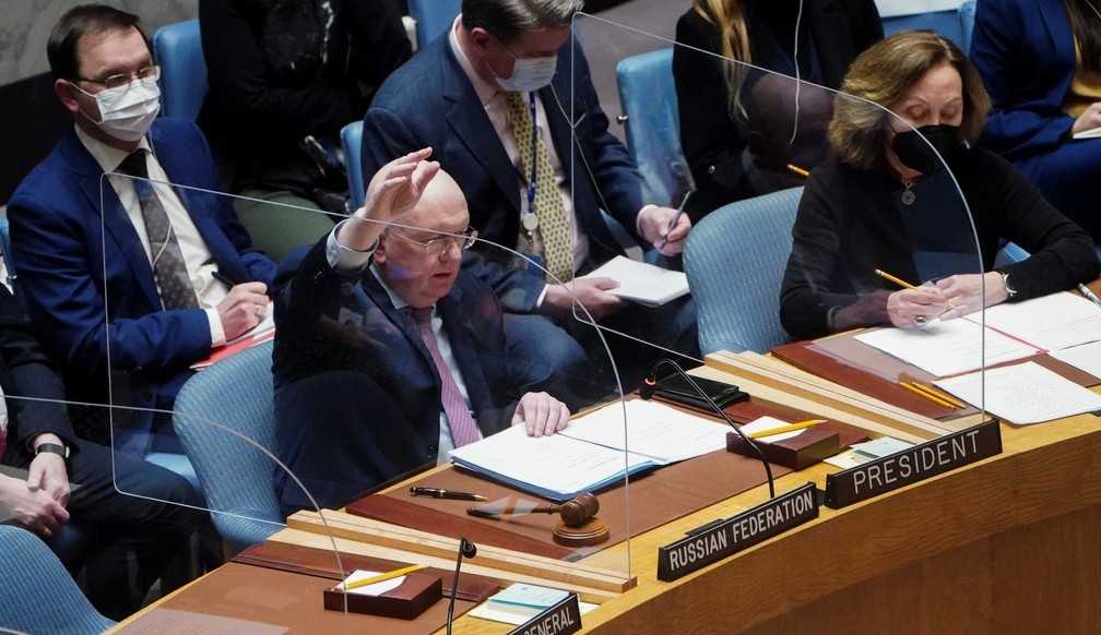Rússia veta proposta que condena invasão à Ucrânia durante Conselho da ONU