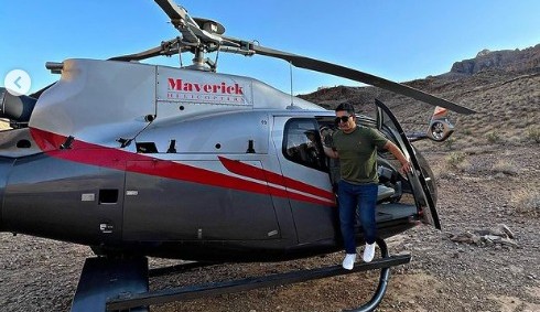 Jorge Garcia realiza sonho de sobrevoar Grand Canyon