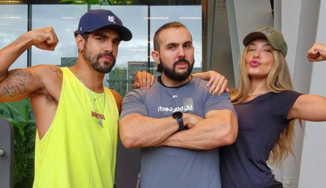 Caio Castro e Daiane de Paula aparecem juntos pela primeira vez trocam declarações na web