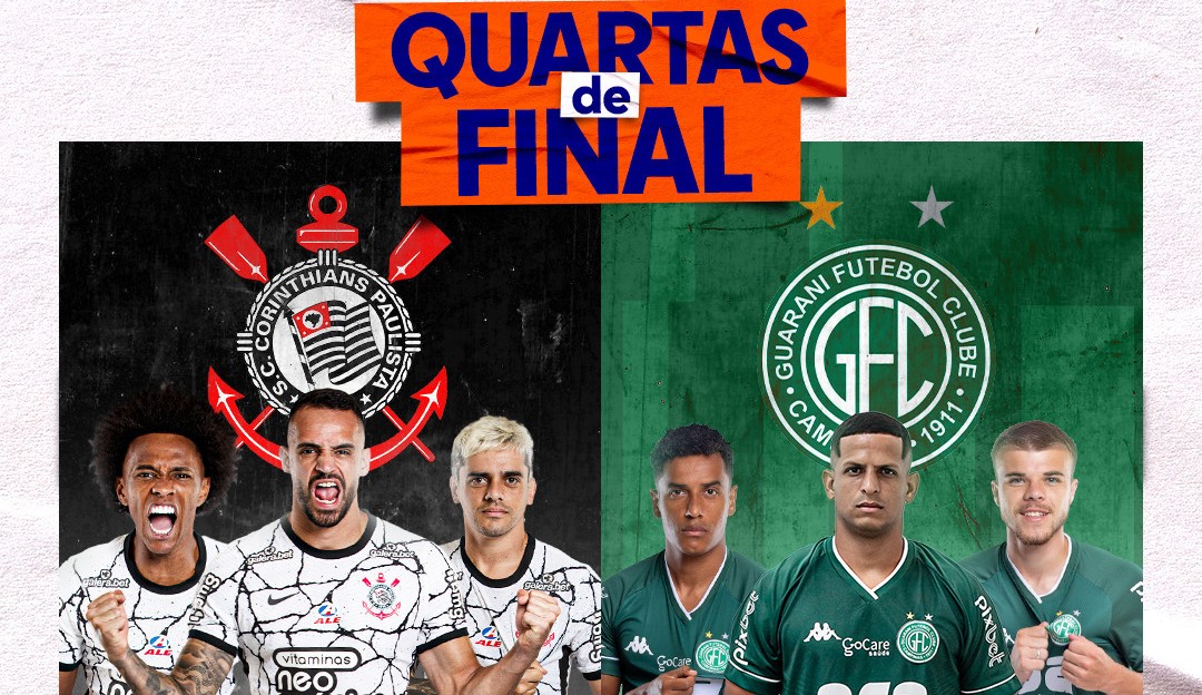 Corinthians recebe o Guarani para a decisão das quartas de final do Paulistão
