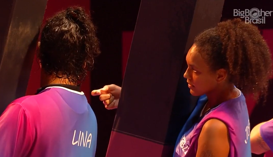 BBB22: Jessi e Linn se incentivam durante prova do líder