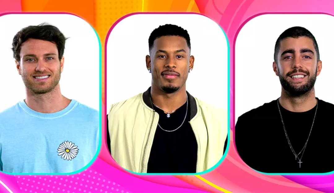 BBB22: Lucas, Paulo André e Pedro Scooby disputam o paredão da semana