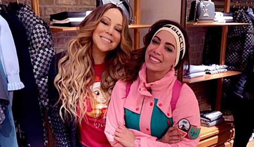 Mariah Carey compartilha publicação de aniversário feita por Anitta em seu Instagram