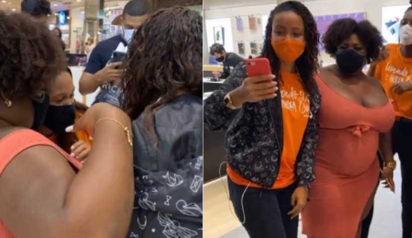 Jojo Todynho se surpreende com carinho dos fãs em shopping do Rio de Janeiro: “Fila para fotos”