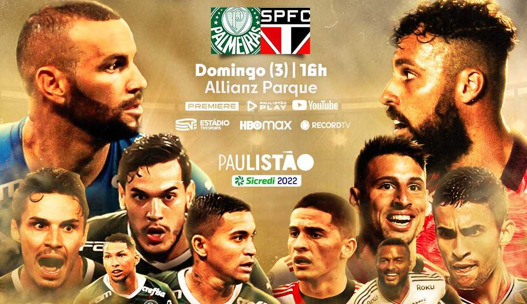 Final do Paulistão: Palmeiras tenta reverter o primeiro jogo enquanto o São Paulo quer o bicampeonato