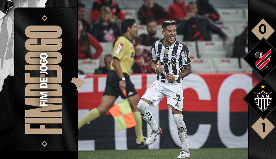 Com golaço de Zaracho, Atlético-MG vence o Athletico-PR e garante mais 3 pontos