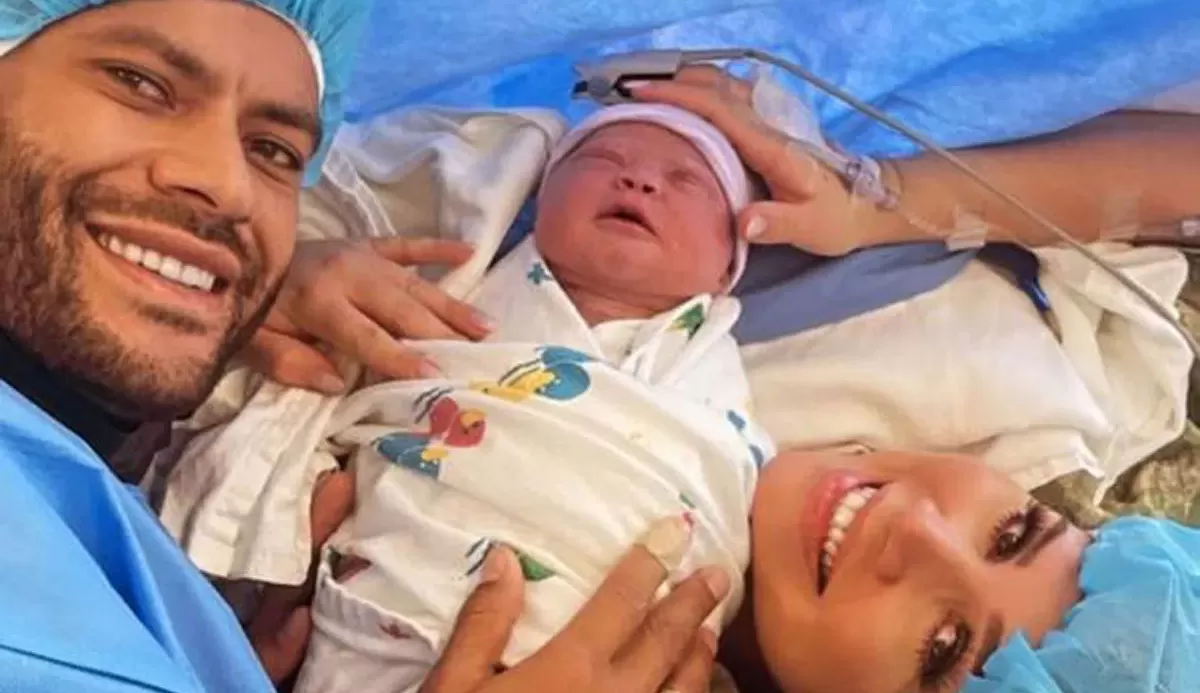 Nasce Zaya, primeira filha de Camila Ângelo e jogador Hulk