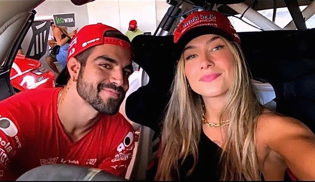 Caio Castro e Daiane de Paula aparecem em clima de romance