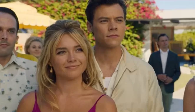 Harry Styles ilumina Florence Pugh no trailer de “Não Se Preocupe Querida”