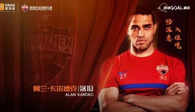Alan Kardec planeja volta para o futebol Brasileiro após seis anos na China