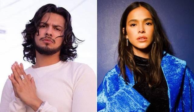 Bruna Marquezine compartilha fotos de seu par romântico em “Besouro Azul “