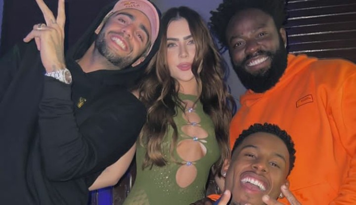Os Ex-BBB Jade Picon, Paulo André, DG e Pedro Scooby aproveitam noite de terça juntos