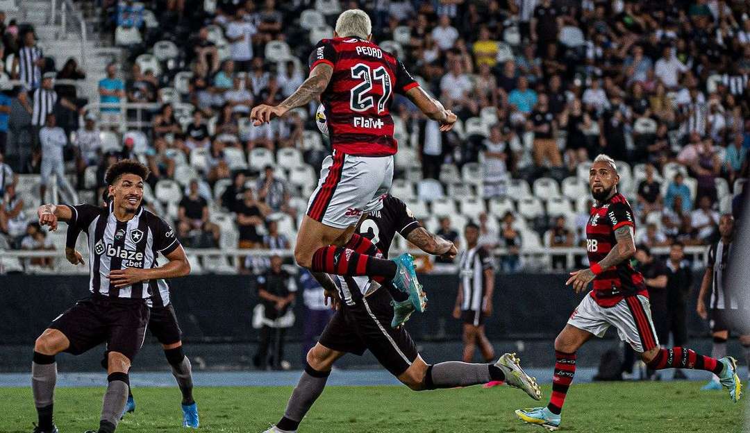 Flamengo vence Botafogo fora de casa e assume vice-liderança no Brasileirão