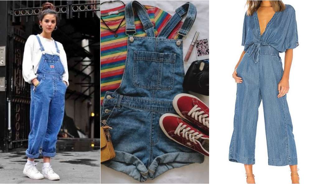 Ideias de looks com macacão jeans