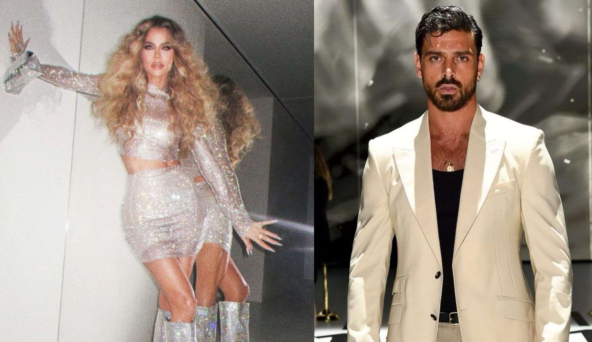 Khloé Kardashain e Michele Morrone são vistos juntos após desfile da Dolce & Gabbana