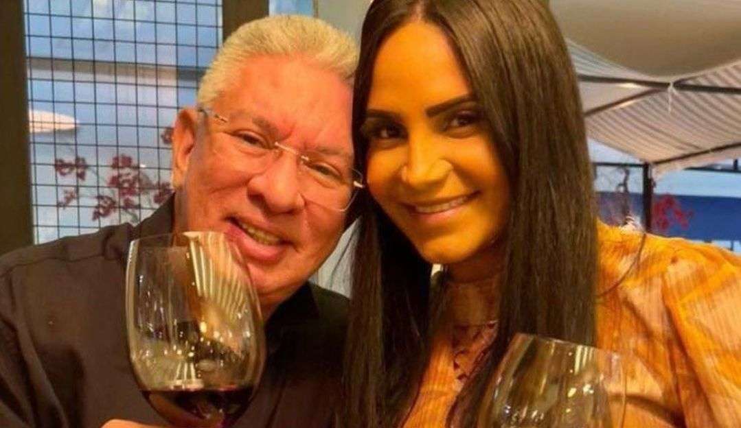 Shayene Cesário é fotografada no velório de seu marido
