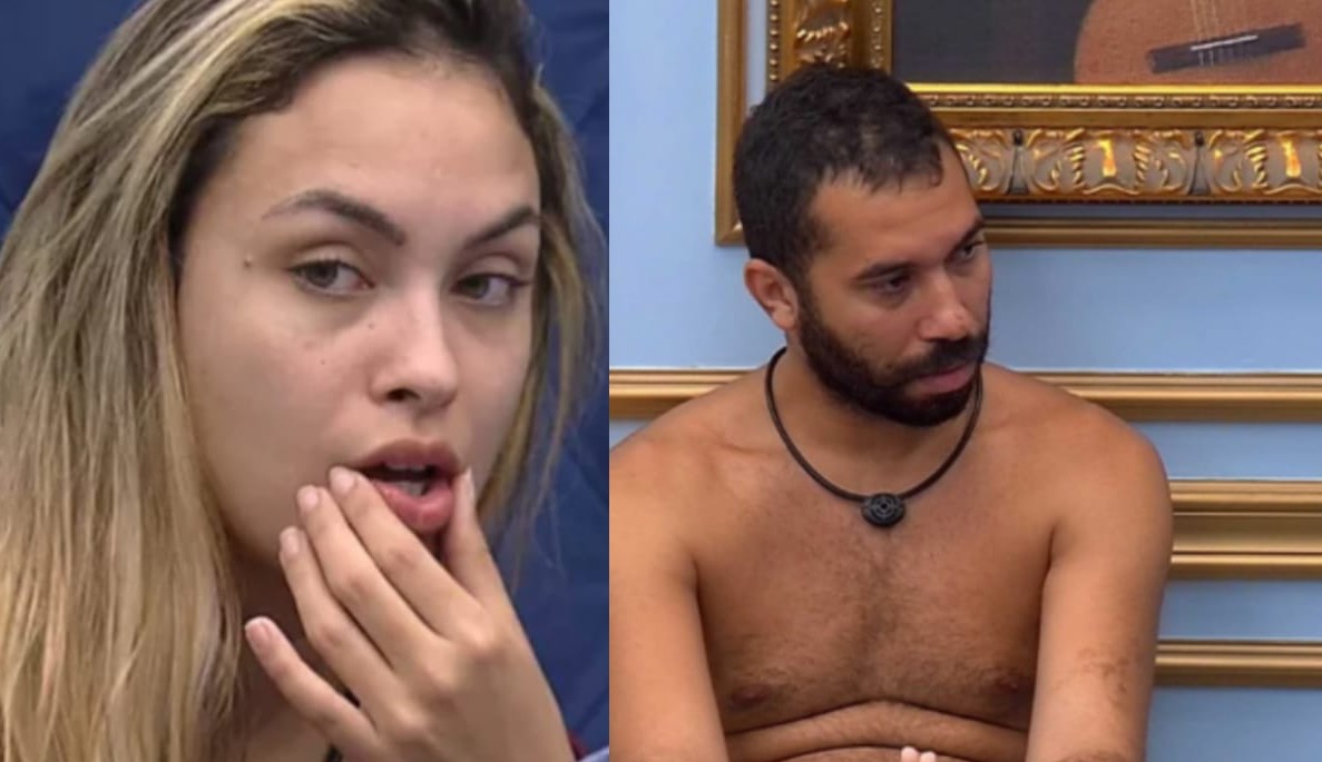 BBB21: Com o retorno de Carla Diaz, Gil e Sarah se desesperam: ‘Não somos favoritos’