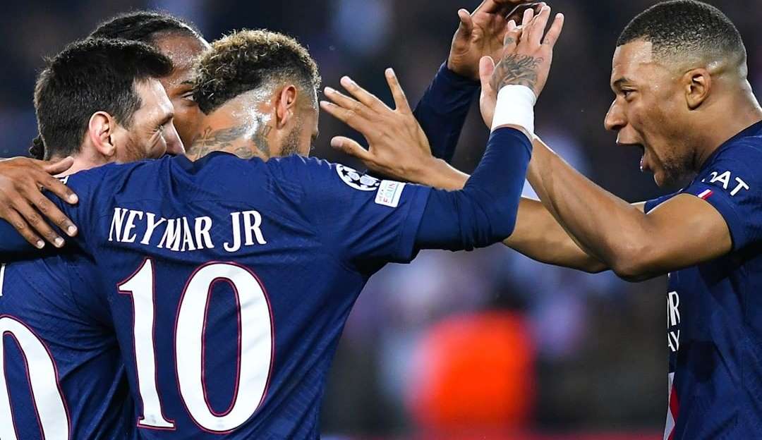 Messi, Mbappé e Neymar desfilam na Liga e massacram Maccabi Haifa