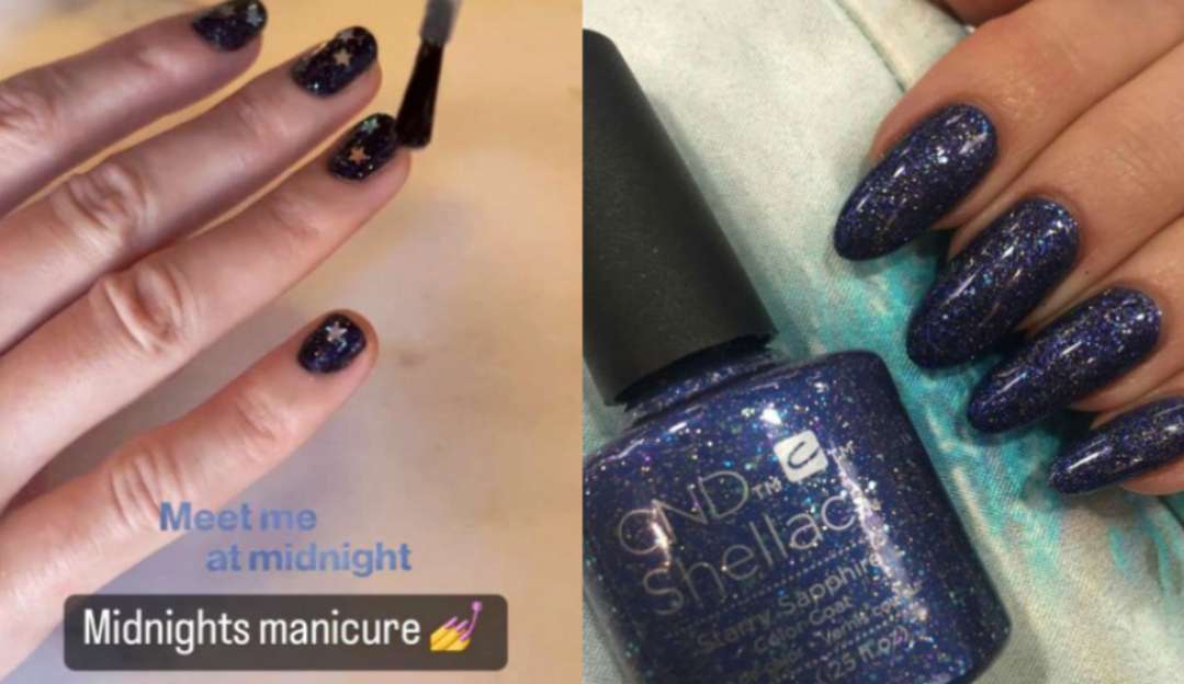 Midnight nails: a tendência de unhas do momento