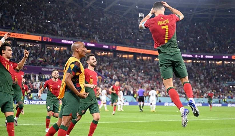 Portugal vence Gana com gol de Cristiano Ronaldo que faz história nesta Copa do Mundo