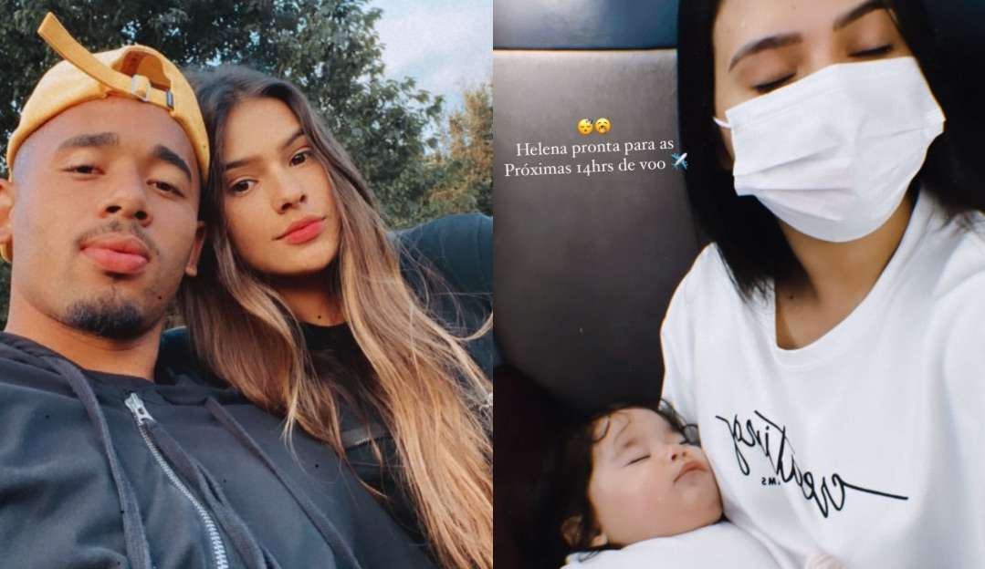 Raiane Lima, mãe da filha de Gabriel Jesus, viaja para o Catar após rumor de separação
