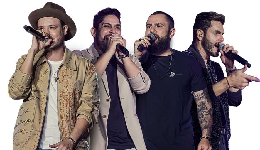 Israel & Rodolfo e Jorge & Mateus juntos na inédita “perdoou foi nada”