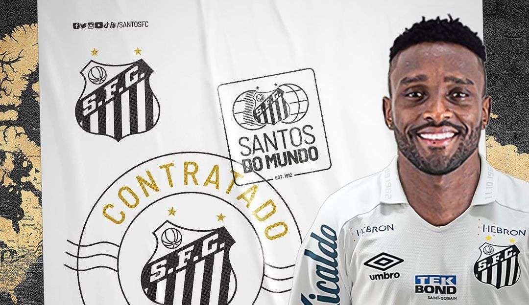 Santos anunciou a nova contratação do atacante Mendoza