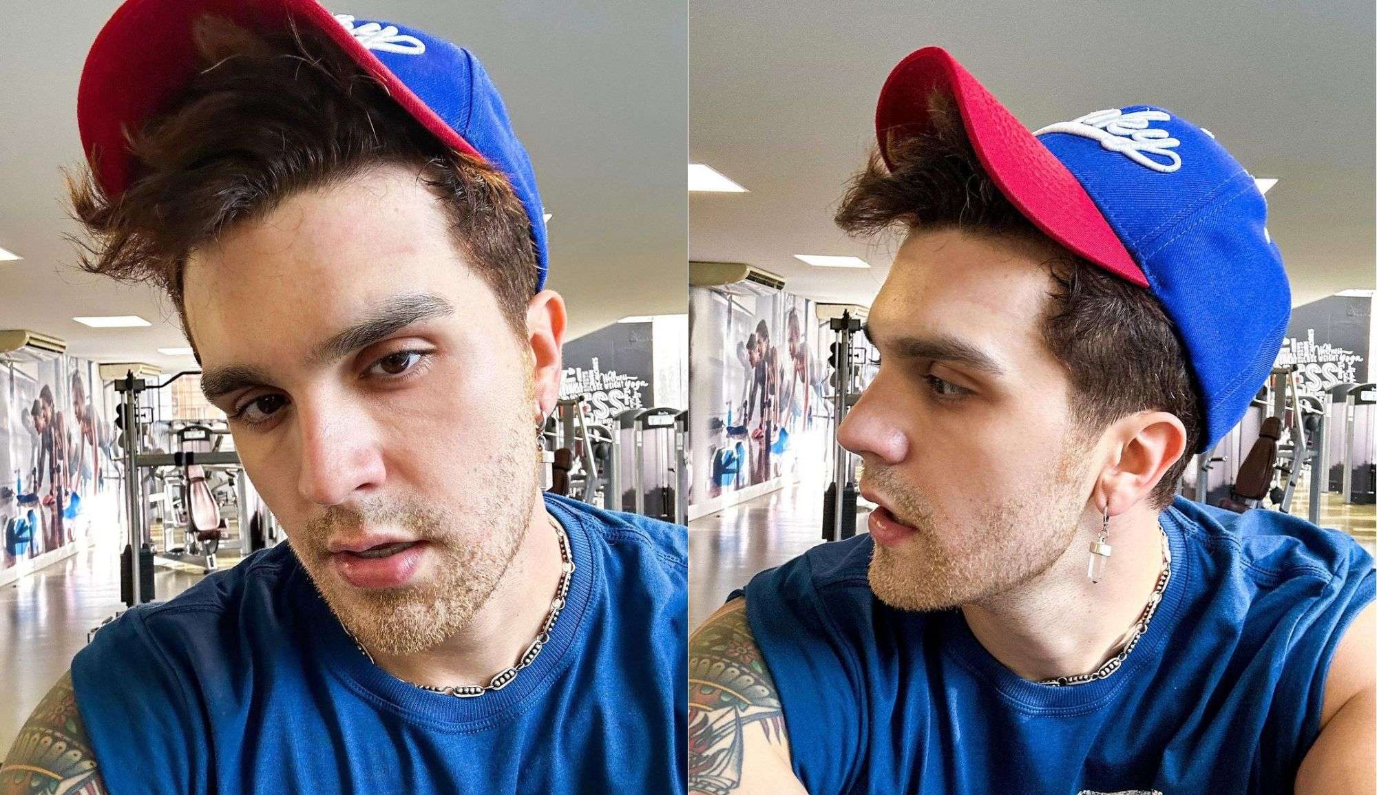 Luan Santana posta foto com barba descolorida e divide opiniões