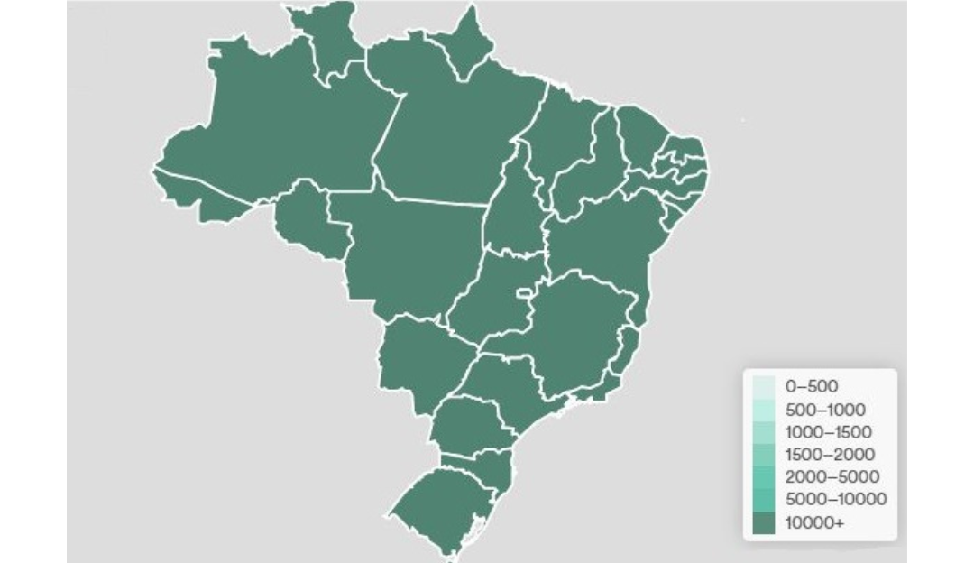 Brasil registra 282 mortes pela Covid-19 em 24h, tendência é de aumento