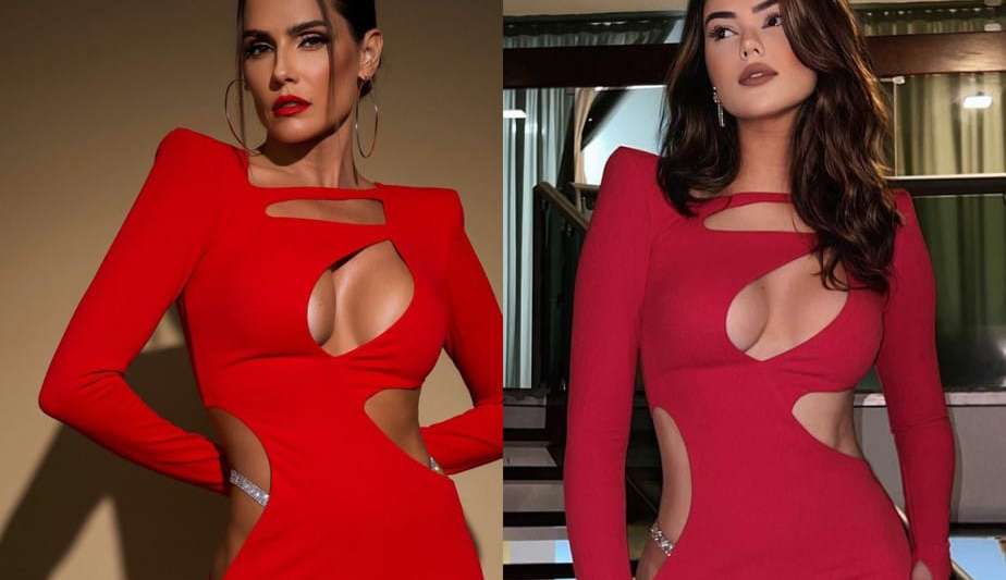 Famosas usam o mesmo look no Natal
