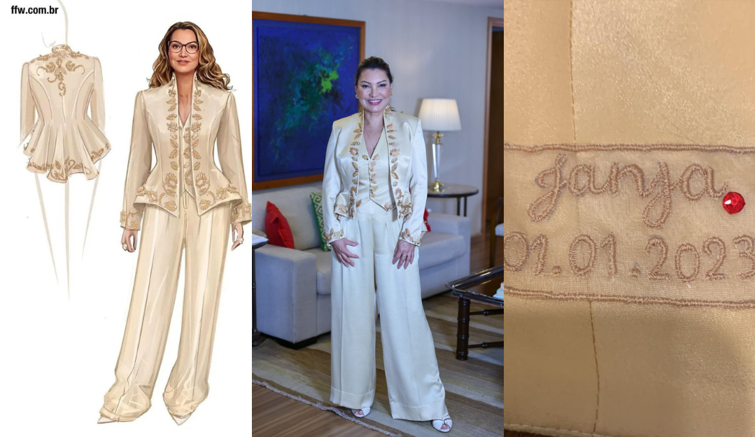 Entenda o significado do Look de Janja para a posse de Lula