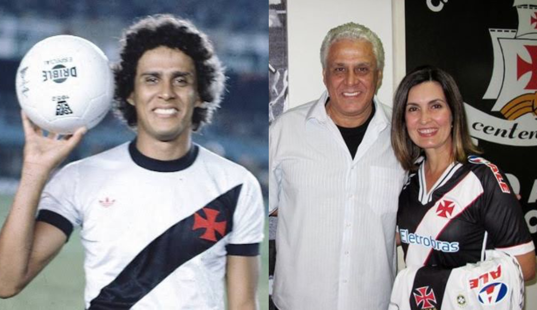Fátima Bernardes lamenta morte de ídolo do Vasco, Roberto Dinamite