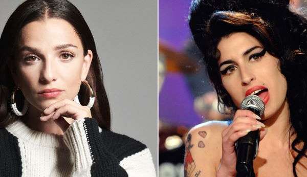Atriz surge caracterizada como Amy Winehouse e não agrada aos fãs